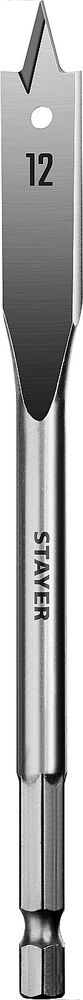 Сверло перовое по дереву Flat, 12 x 152 мм STAYER 2950-12_z01