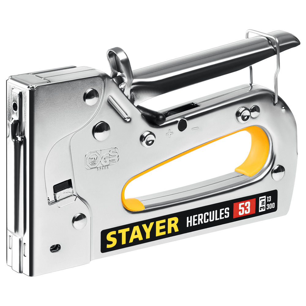 Степлер рессорный стальной Professional HERCULES-53 STAYER тип 53 (A/10/JT21) 23GA (6-14 мм)/13/300 31519  