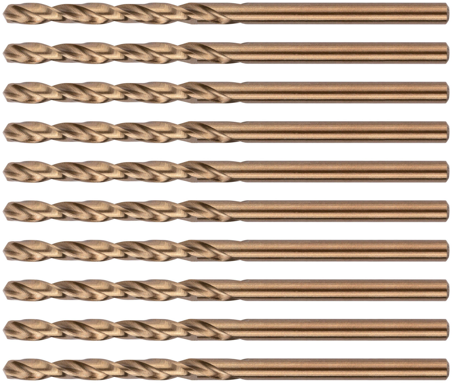 Сверла по металлу HSS с добавкой кобальта 5% Профи 3,2 мм (10 шт.) (33932)