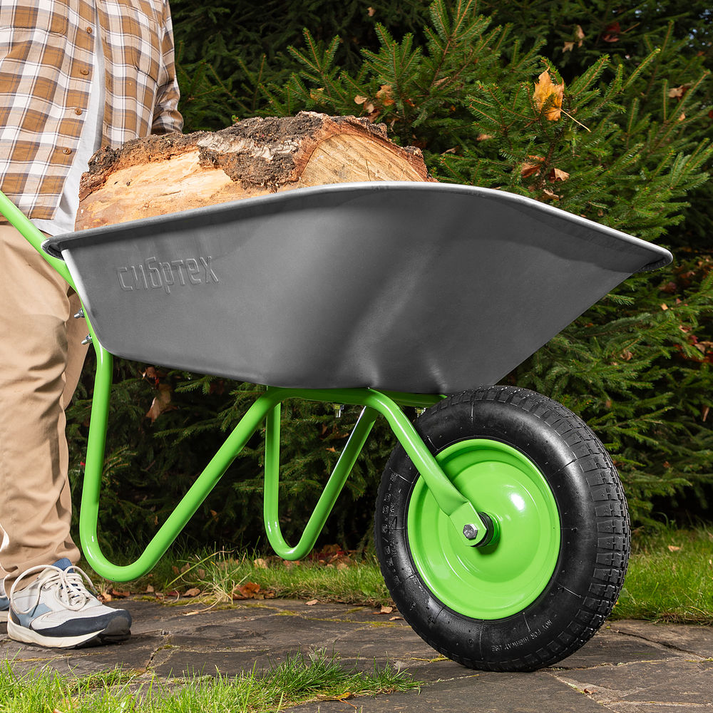 Тачка садовая, облегченная, объем 65 л Сибртех 689615 (689615)