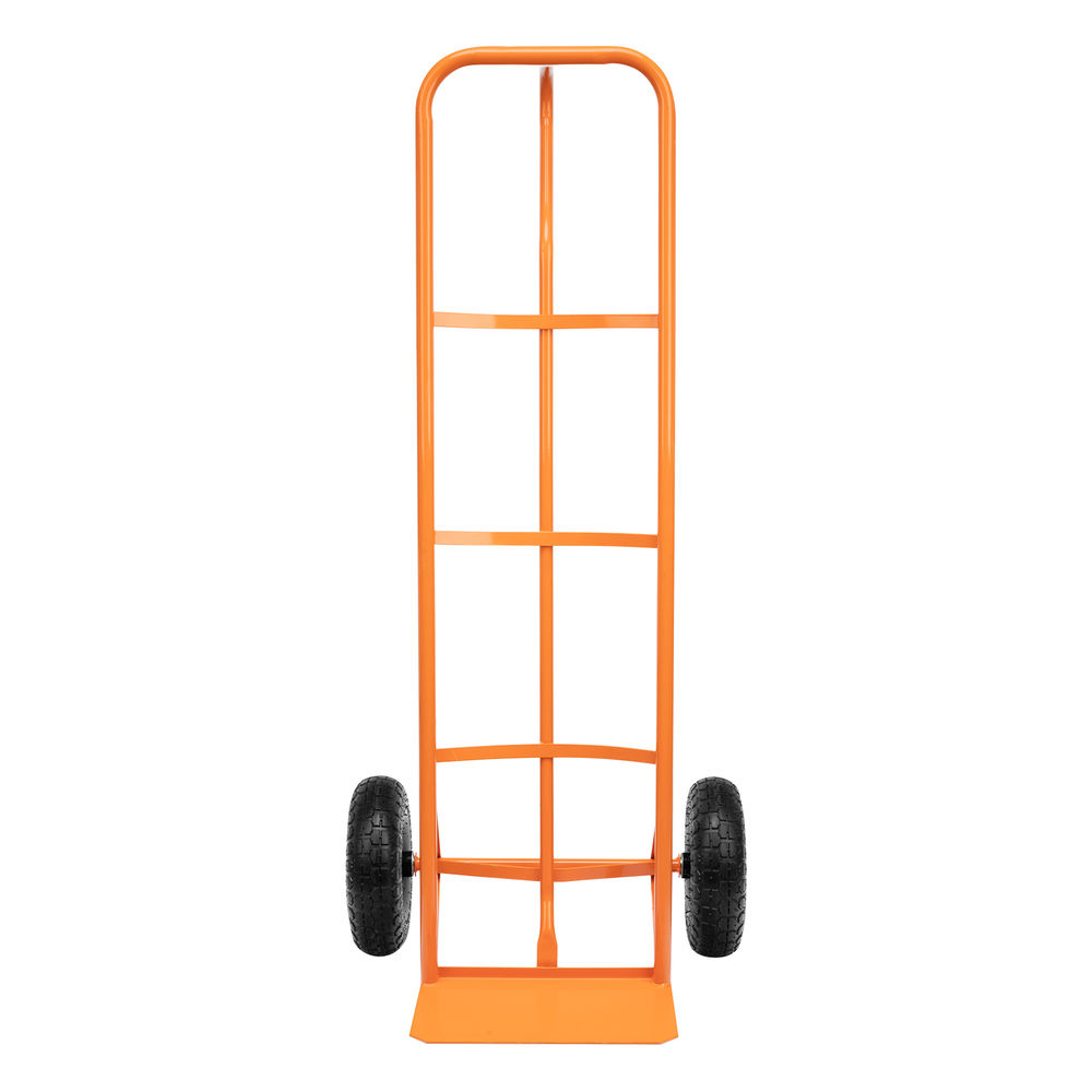 Тележка ручная двухколесная НТ1805, грузоподъемность 150 кг, пневматические колеса D 260 мм, платформа 350 х 235 мм Сибртех