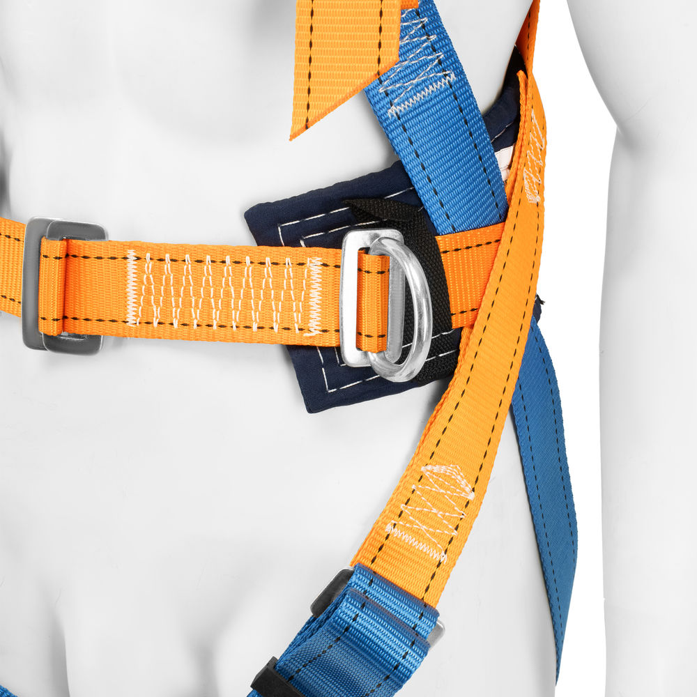 Удерживающе-страховочная привязь, модель УСП II, наплечные и набедренные лямки, высокий кушак Сибртех (89507)