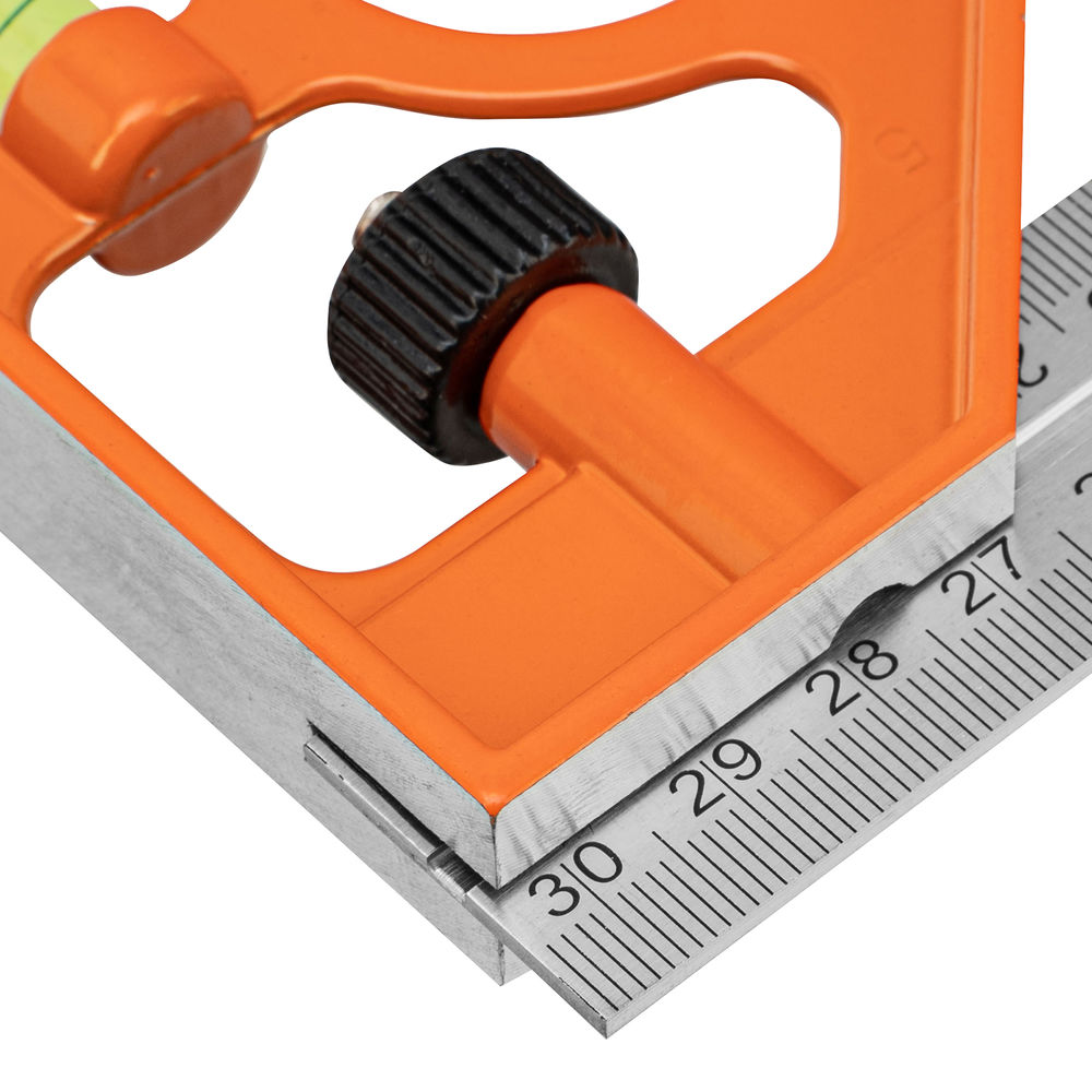 Угольник, 300 мм, металлический, комбинированный Sparta (323675)