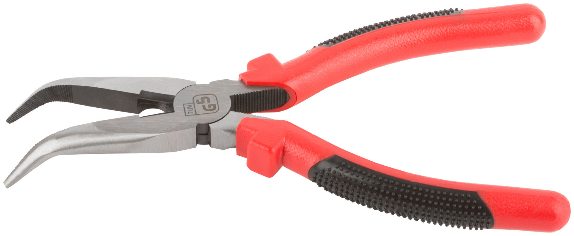 Утконосы Стандарт, красно-черные пластиковые ручки, полированная сталь 200 мм