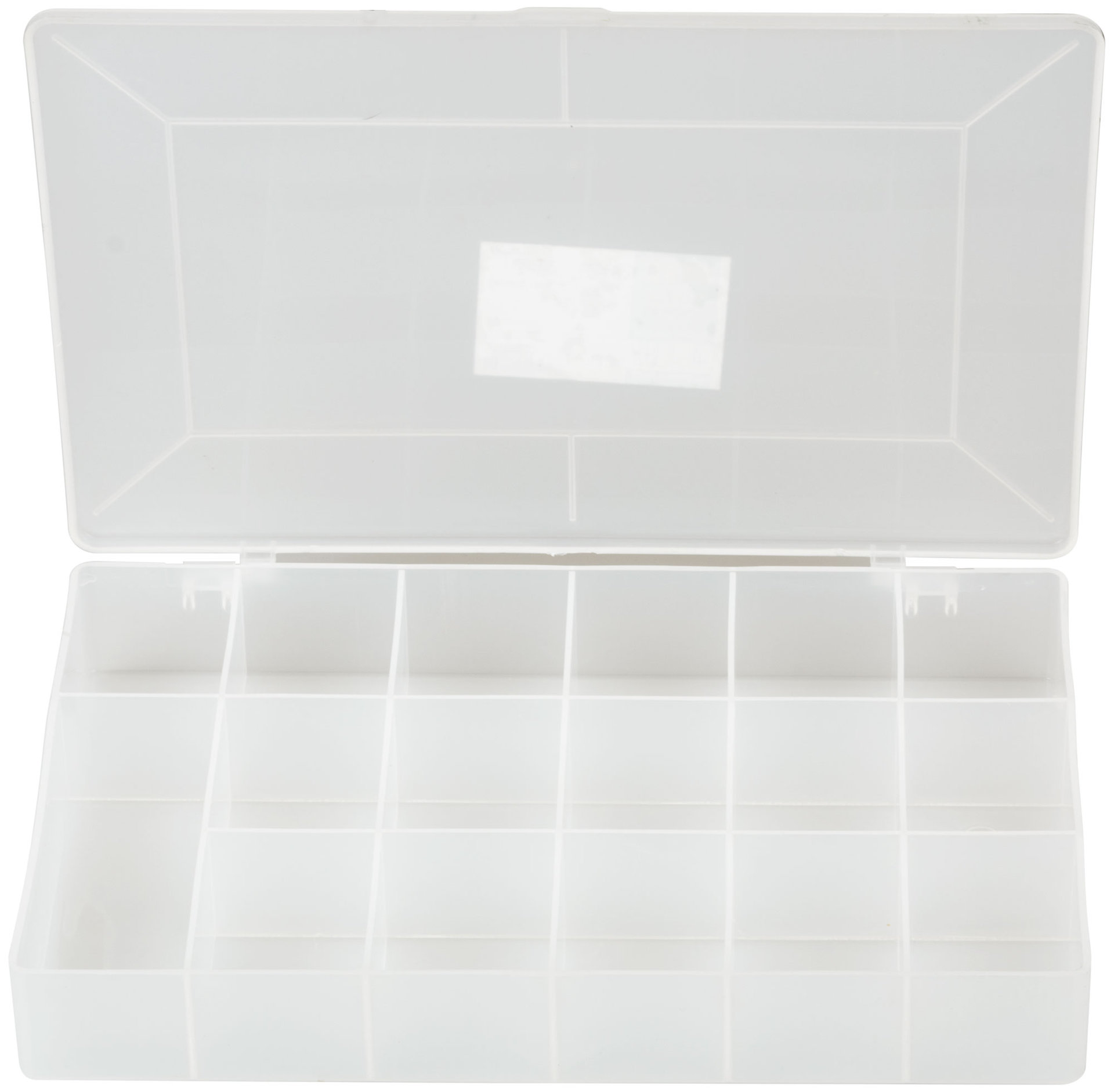 Ящик для крепежа (органайзер) прозрачный 11 ( 275х185х42 мм )