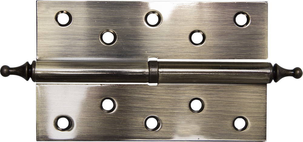 Петля карточная разъёмная правая 125?75?2.5 мм цвет старая латунь AB 2 шт ЗУБР 37605-125-5R