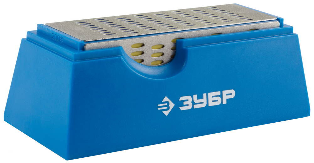 Брусок алмазный четырёхсторонний 150?50 мм, P200 / 300 / 400 / 600, на подставке ЗУБР 33397-150-50