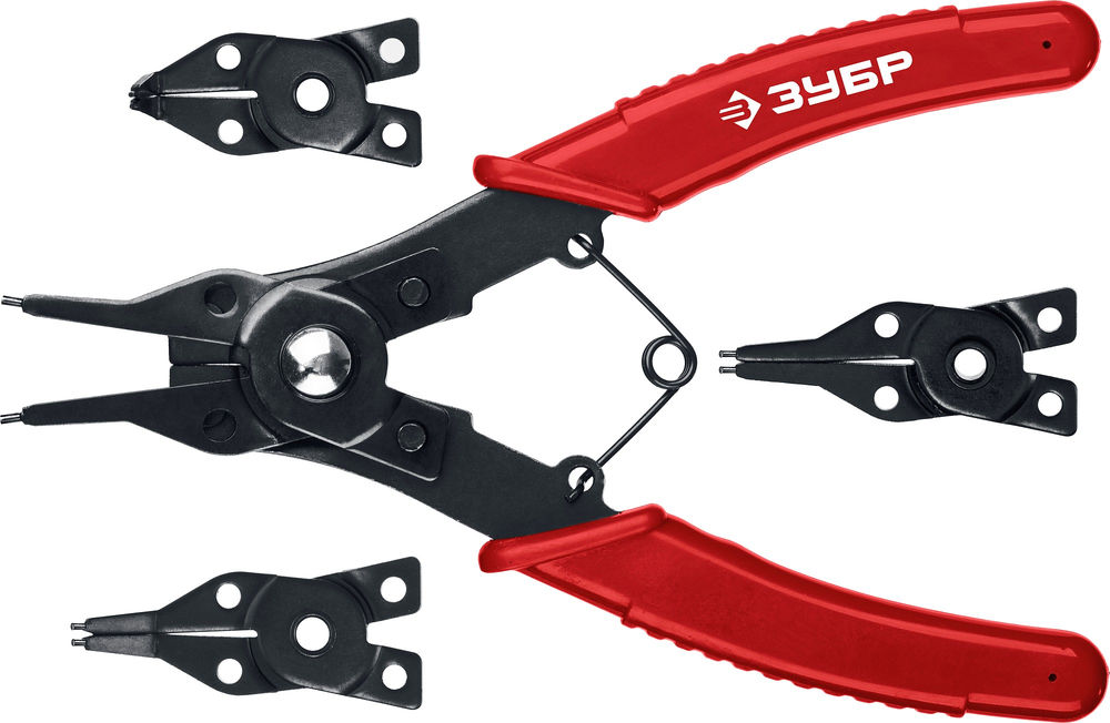 Съемник стопорных колец 4-в-1 4 насадки ЗУБР 2283