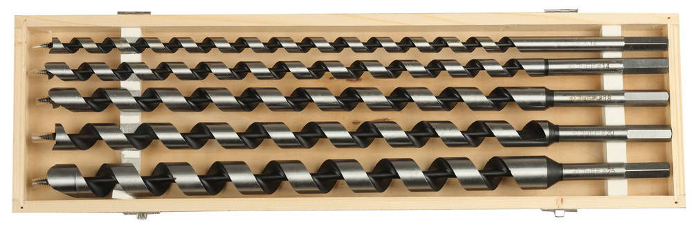 Набор сверл левиса по дереву 5 шт 12-14-18-20-25 мм шестигранный хвостовик ЗУБР 2948-450-H5