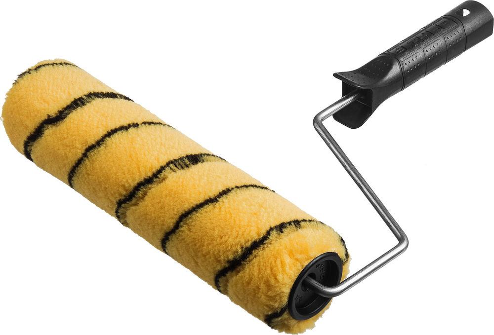 Валик малярный ДУАЛОН 40 x 240 мм, бюгель 6 мм, ворс 12 мм, все виды ЛКМ ЗУБР 03518-24_z01