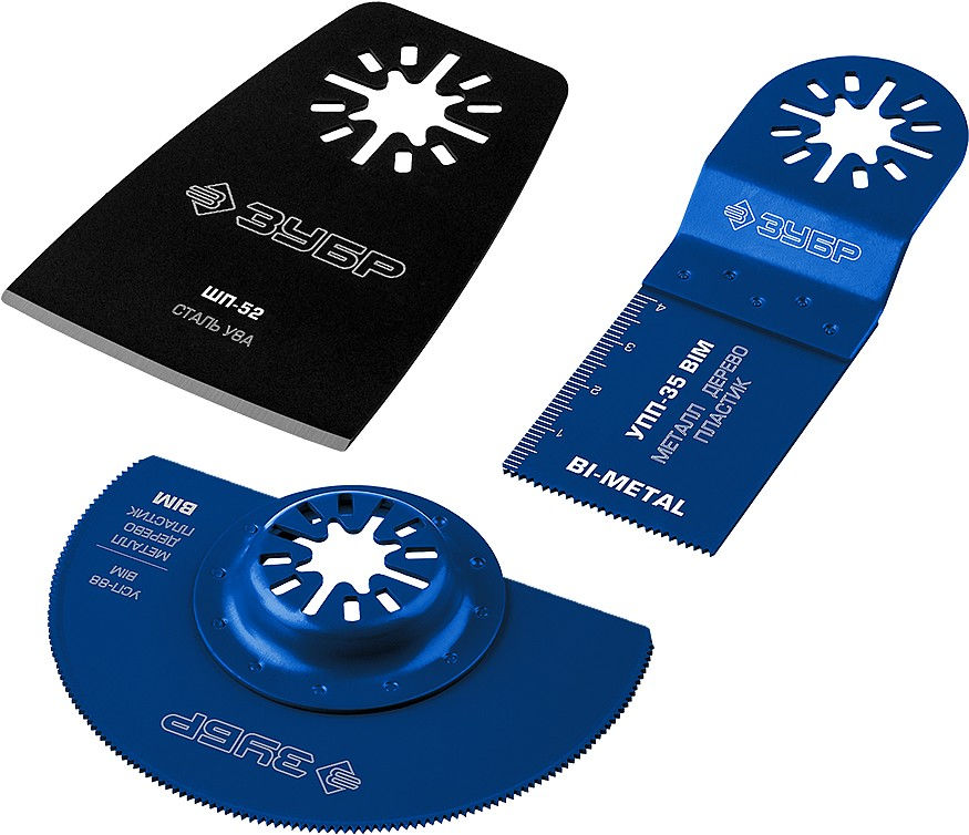 Набор насадок для реноватора НР-3 UniLock, OIS-хвост., 3 предм. ЗУБР Профессионал 15571