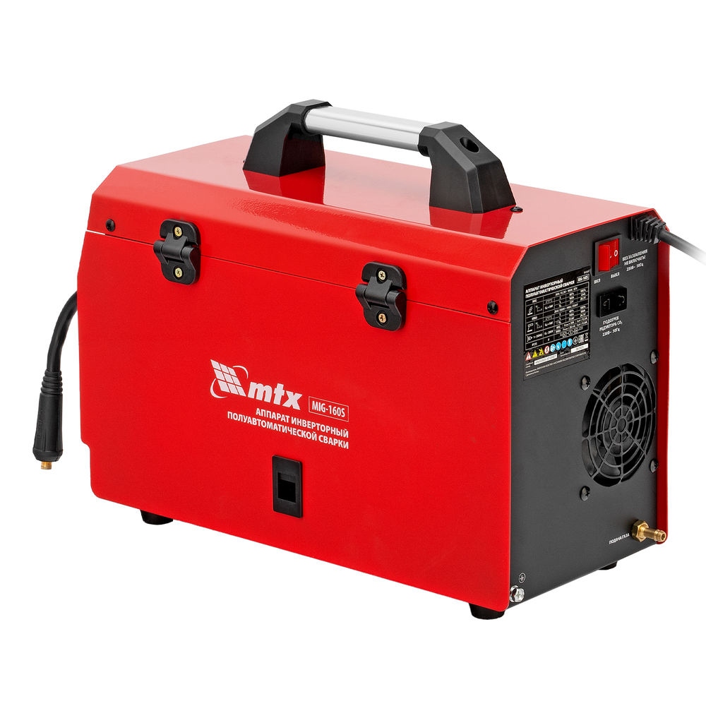 Аппарат инвертор. полуавтомат. cварки MIG-160S, 160A, ПВ 60%, катушка 5 кг MTX (94301)