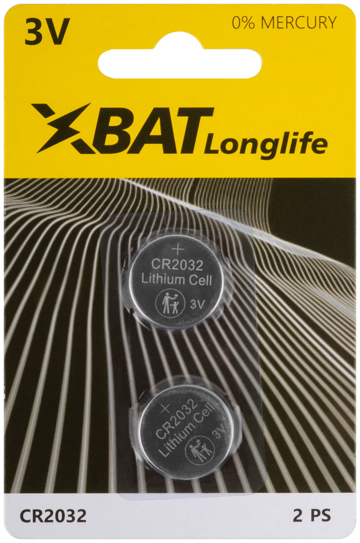 Батарейка литиевая, 3 В, Таблетка , 2 шт. (CR2032-2BPC)