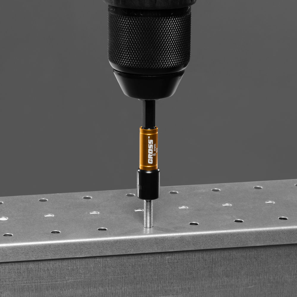 Бита с торцевой головкой, магнит. Nut-Driver, 8 мм, S2 Gross (11617)