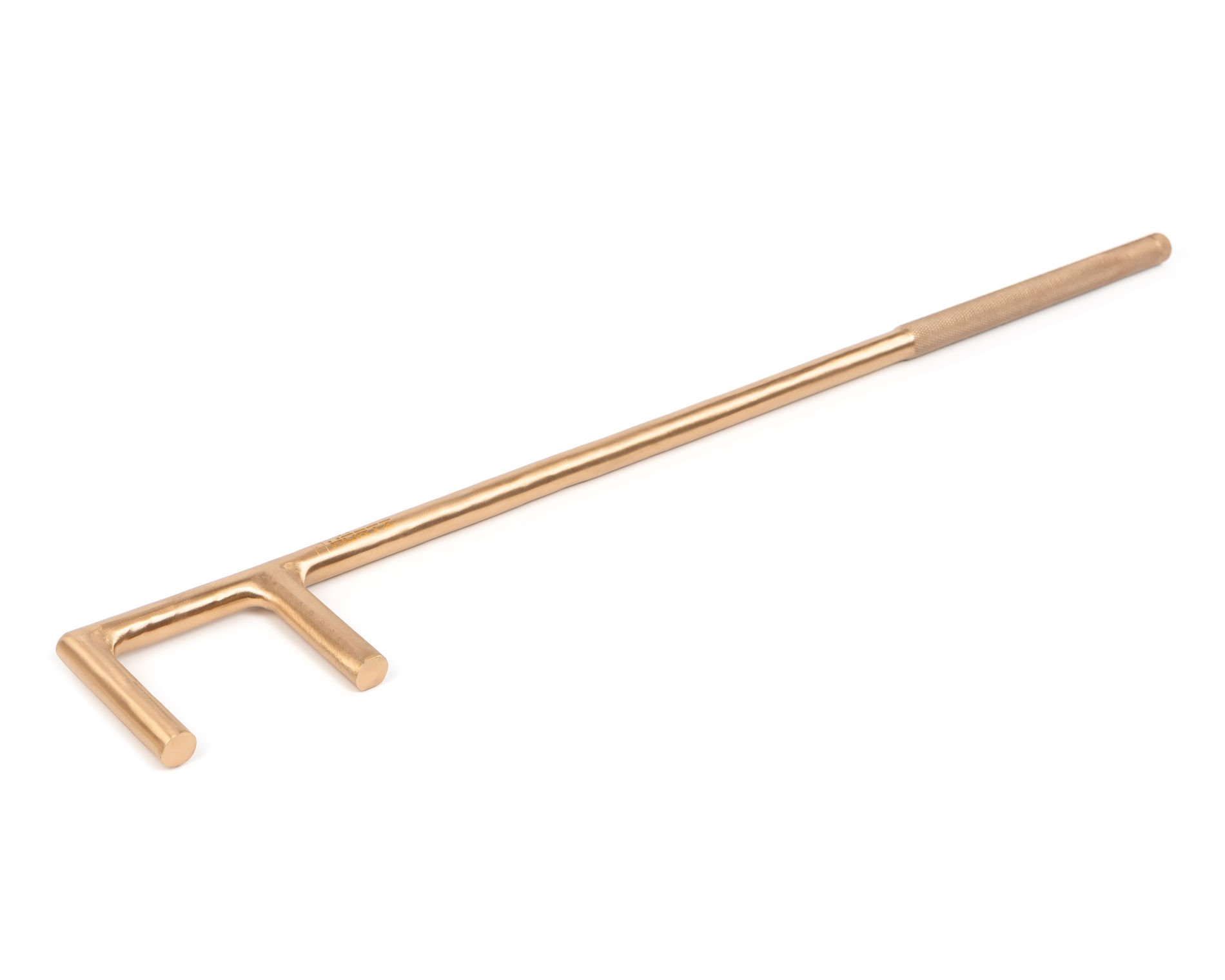 Ключ вентильный с круглым сечением П-образный 90х800 искробезопасный сплав BeCu, HORTZ