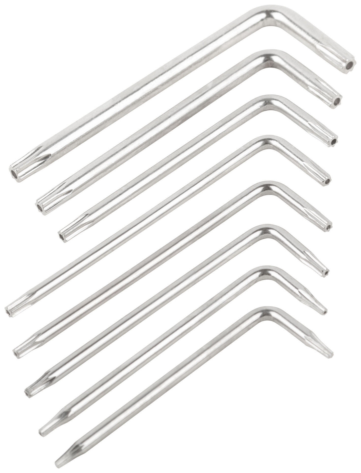 Ключи TORX CrV 8 шт. Т5-Т20, в пластиковом держателе (64001)