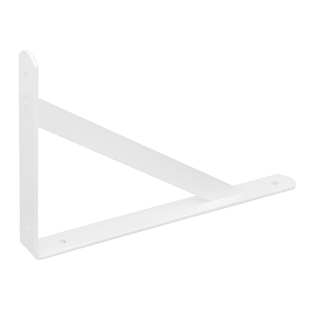 Кронштейн усиленный, 300 х 200 х 30 х 4 мм, белый Сибртех (94046)