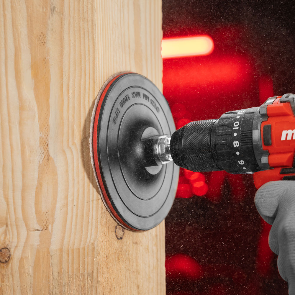 Круг абразивный на ворсовой подложке под липучку, перфорированный, P 24, 125 мм, 5 шт Matrix (73800)