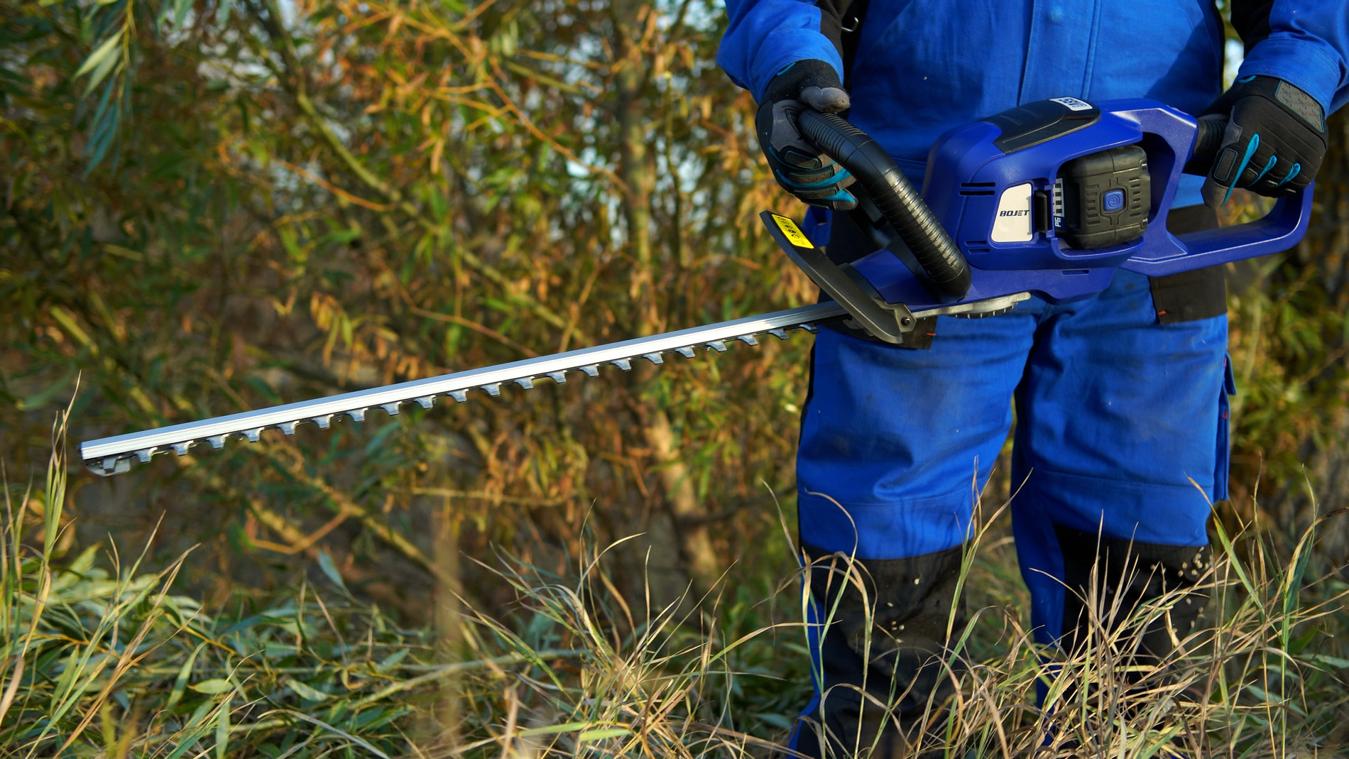 Кусторез аккумуляторный, 58В, 69 см.