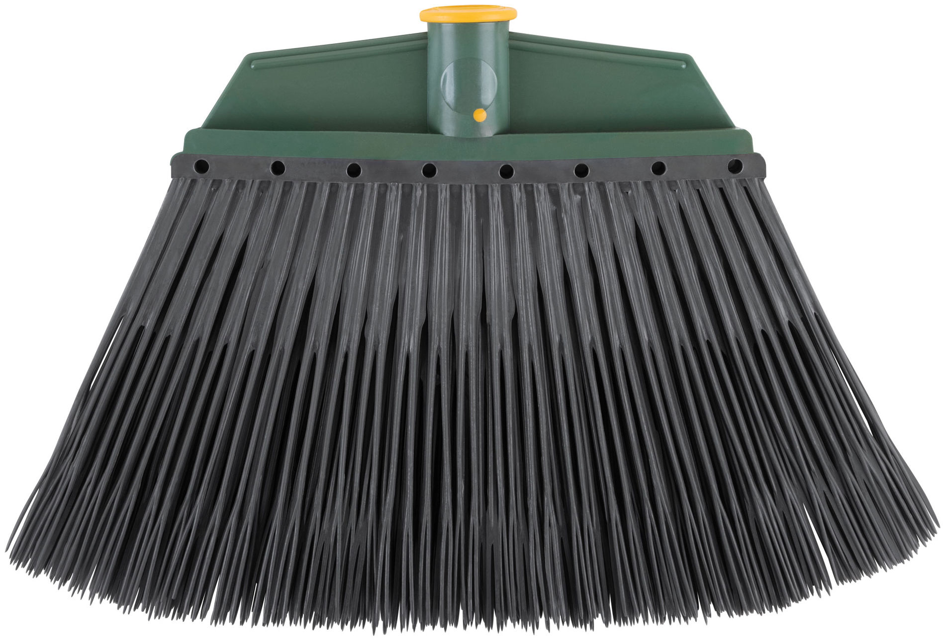 Метла пластиковая №5, плоская черная 265х385 мм ( посадочный диаметр 25 мм ) (68065)
