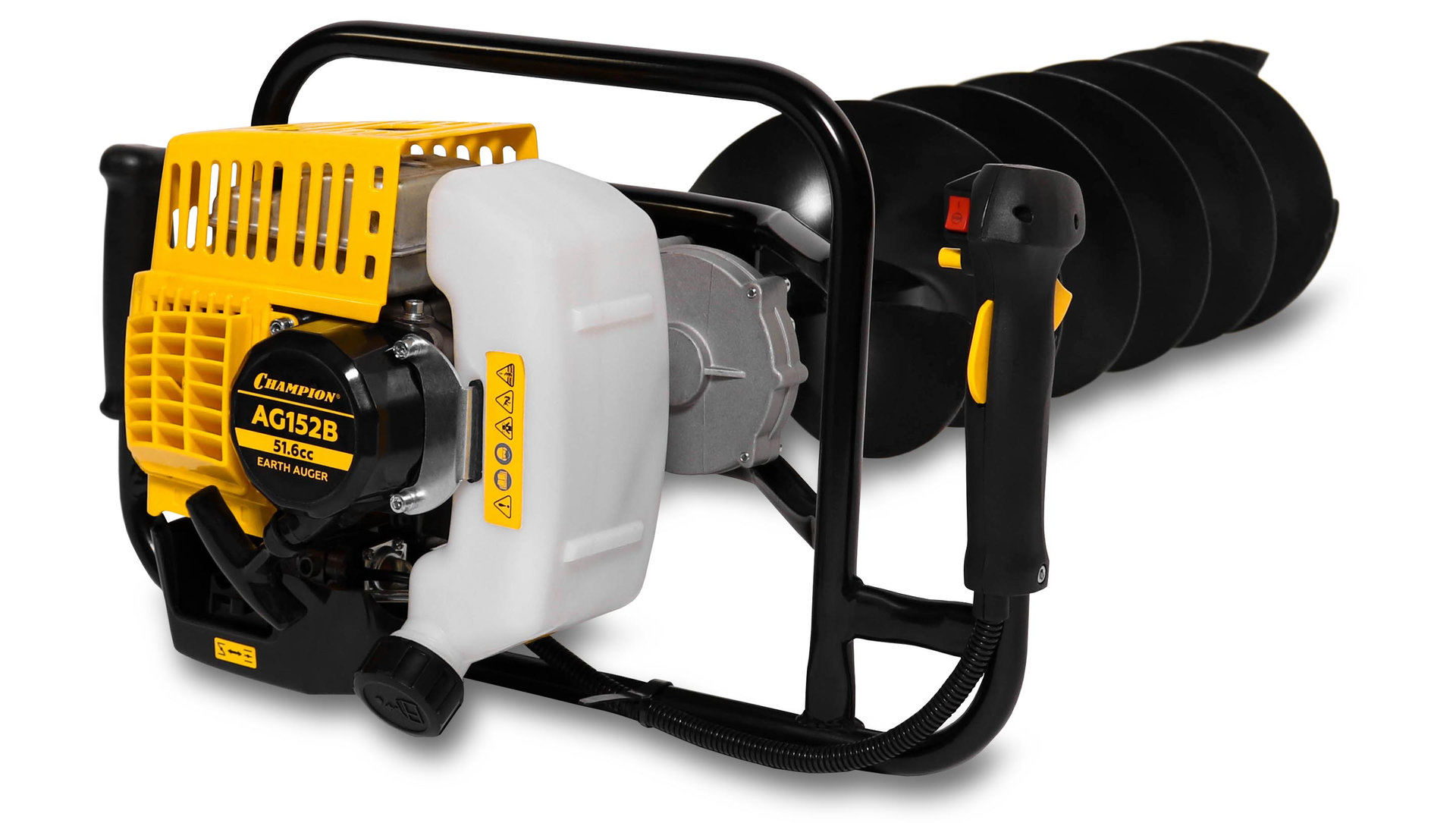 Мотобур 1,46кВт 51,6см? 9,2кг без шнека CHAMPION AG152B