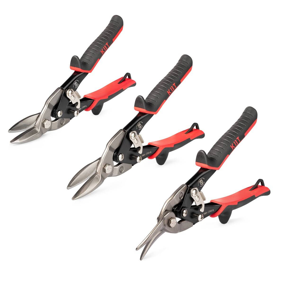 Набор ножниц по металлу НМА-250 LSR серия ПРОФИ (КВТ) (104582)