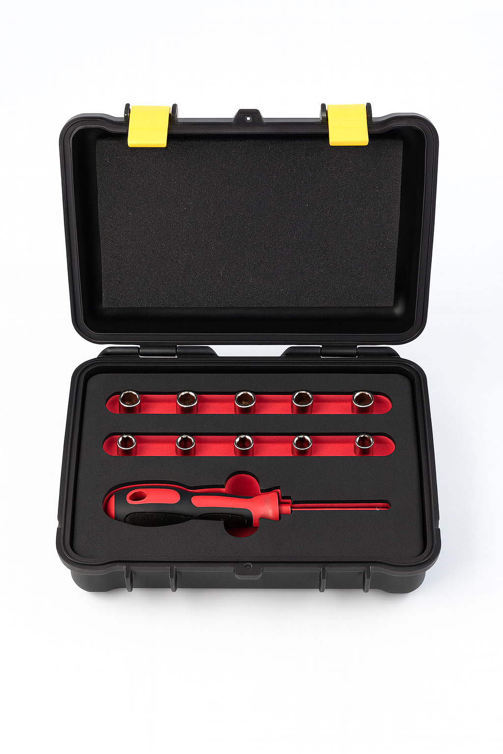 Набор торцевых головок искробезопасных 1/4, 9 предметов AlCu, HORTZ