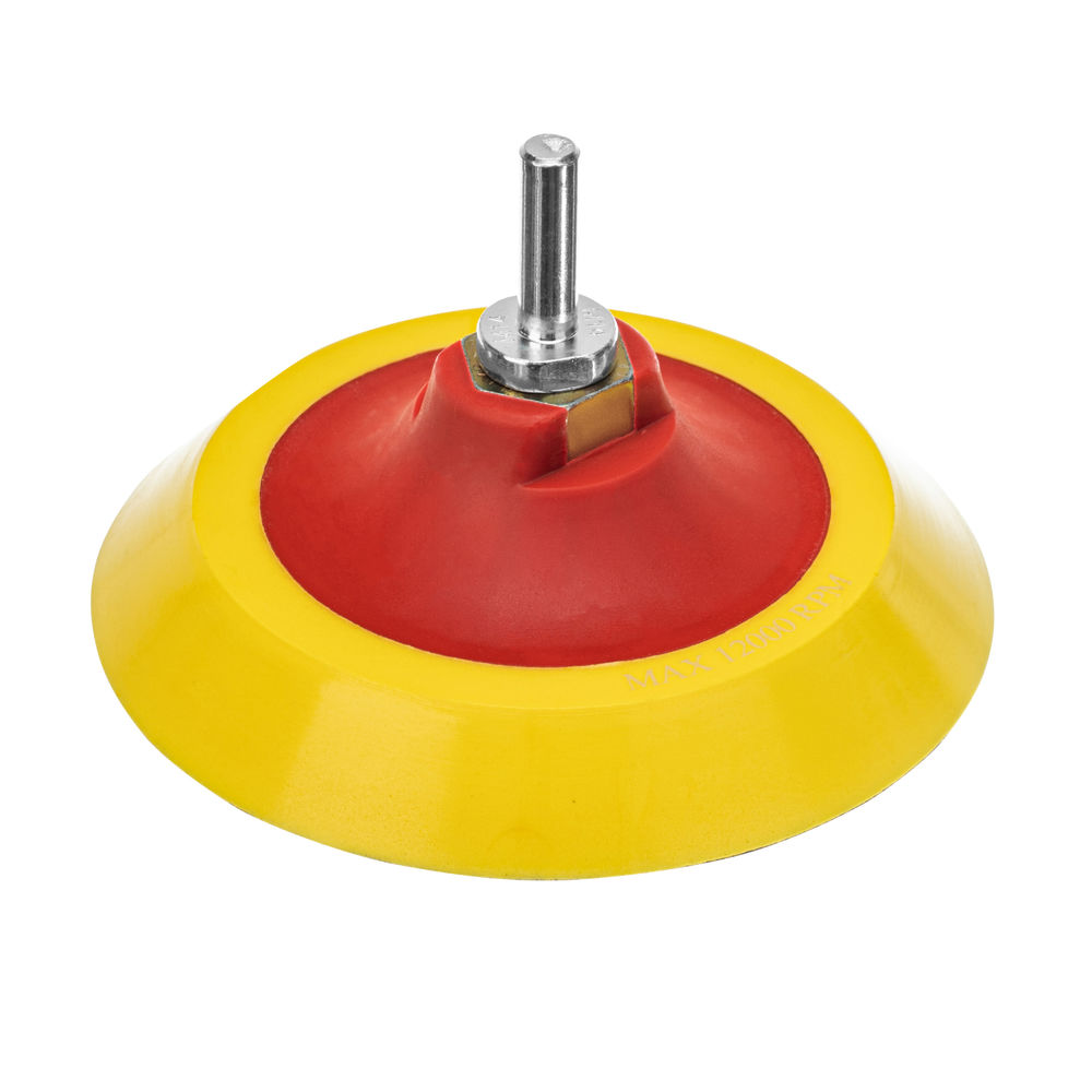 Насадка для дрели и УШМ с липучкой, 125 мм, мягкая Matrix (76212)