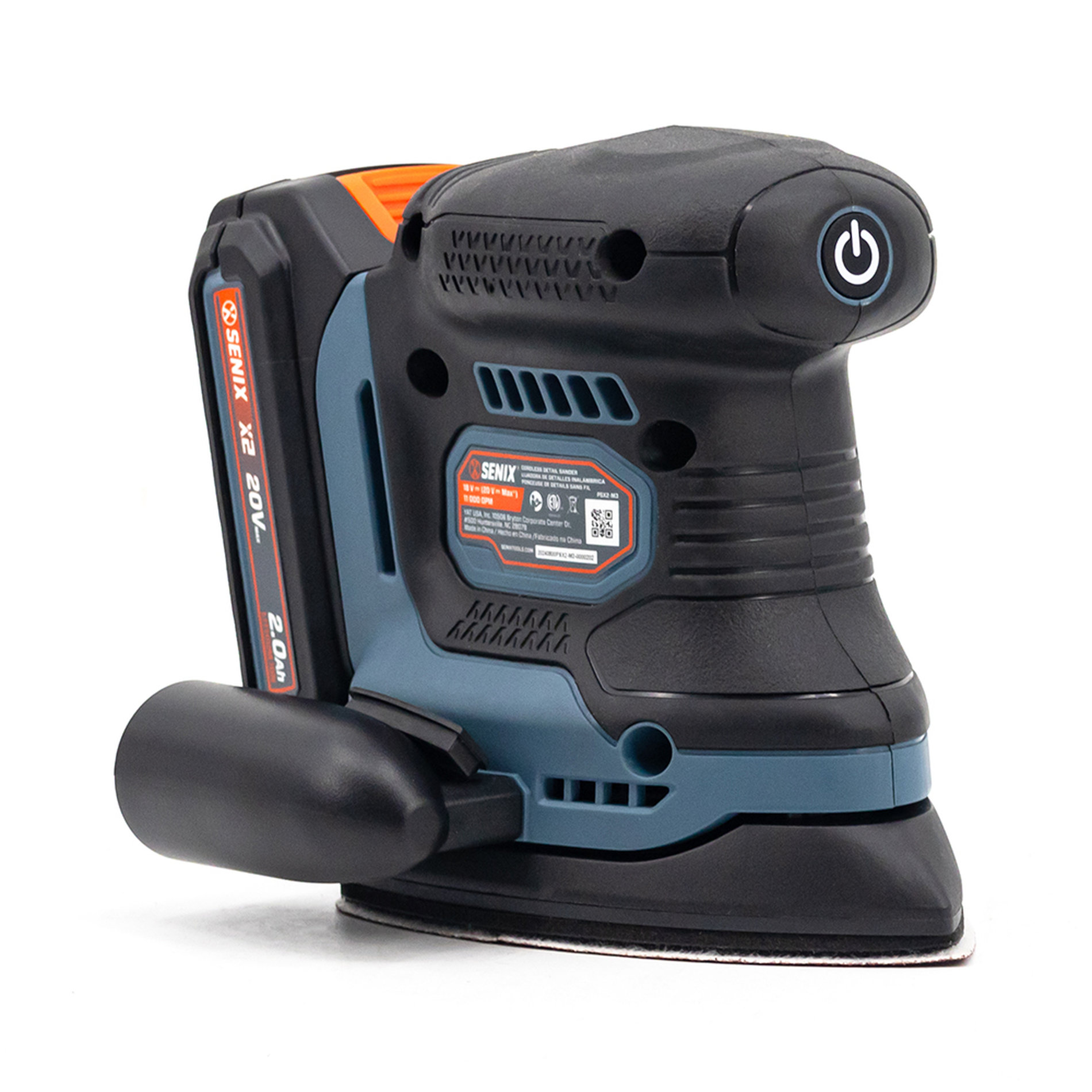 Дельта шлифмашина, с 1 АКБ, 1 ЗУ X2 20В