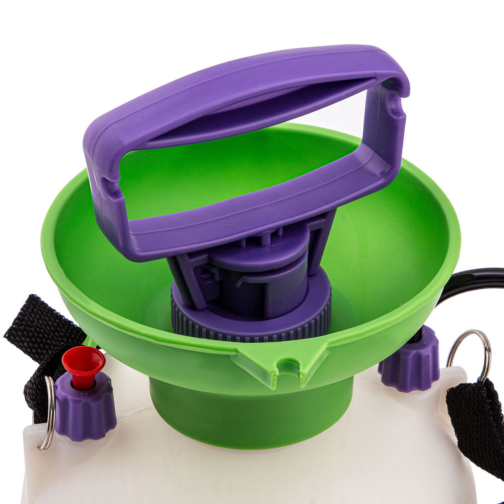 Опрыскиватель ручной с горловиной 3 л, с насосом, шлангом и разбрызгивателем Palisad (64743)