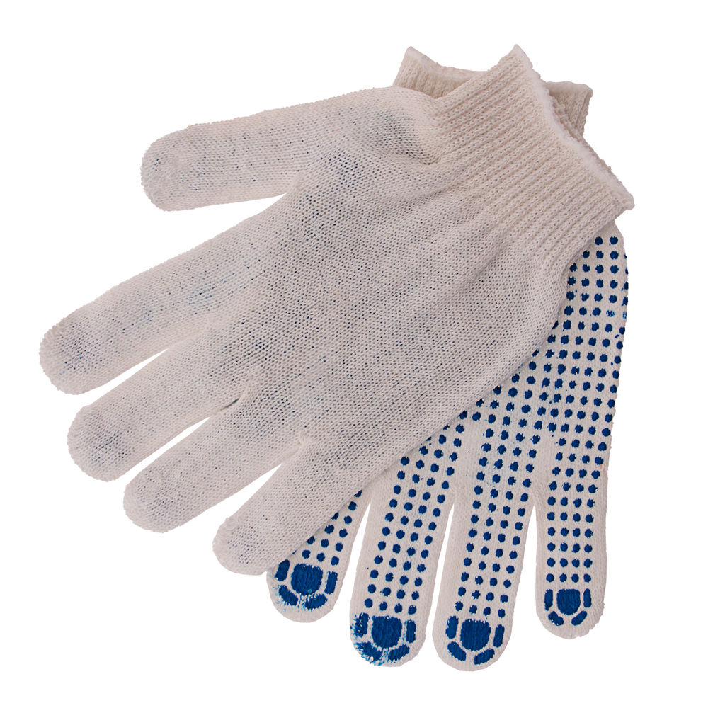 Перчатки х/б, ПВХ покрытие, Точка, 10 класс (67715)