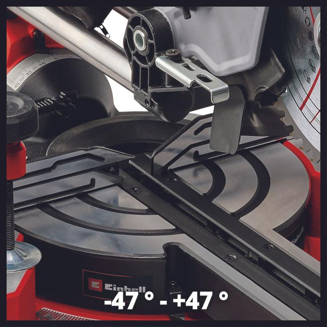 Пила торцовочная Einhell TE-SM 8 L Dual, 1800вт,216х30мм х48 зб,пропил 305х65мм,лазер (4300866)