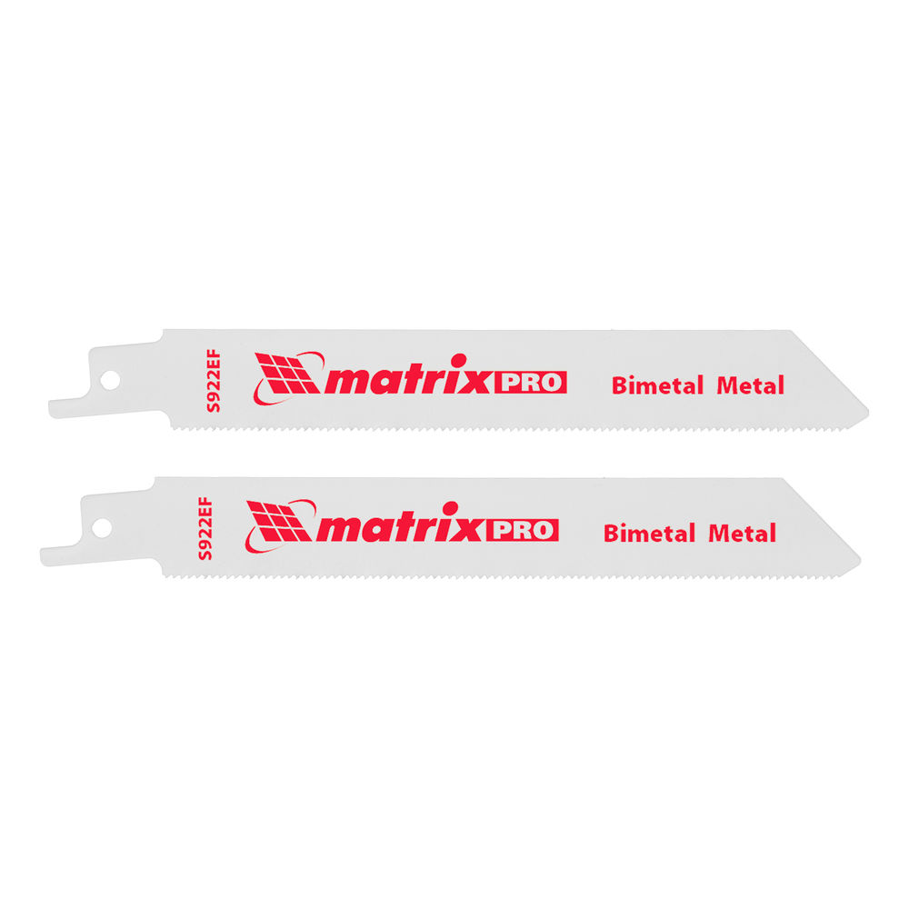 Полотна по металлу для сабельной пилы S922EF 125/1.4 мм, Bimetal, 2 шт, Pro Matrix
