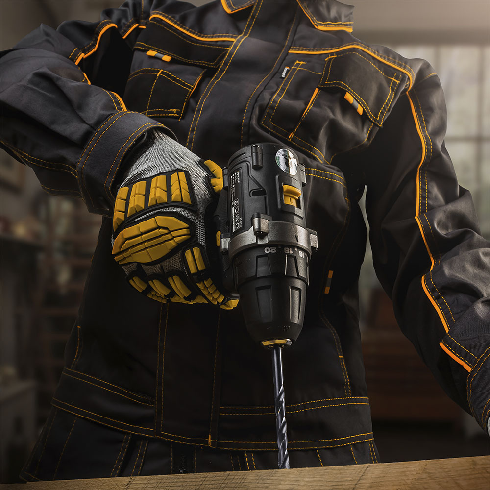 Дрель-шуруповерт аккумуляторная PRO 10 мм,16В, 2*2Ач, 45Нм RUNTEC RT-ID122