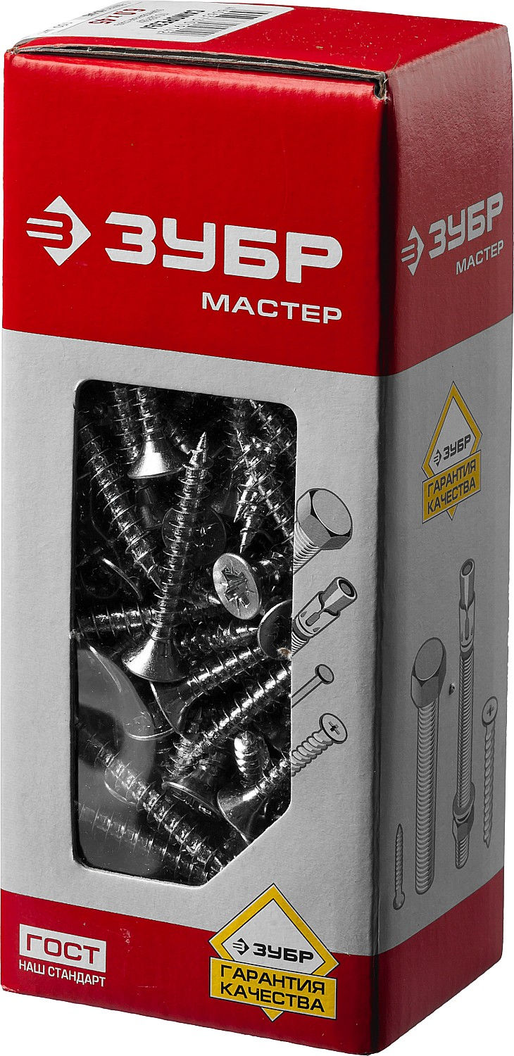 Саморез универсальный 45 х 6.0 мм, белый цинк, 150 шт СУ-Б ЗУБР 4-300371-60-045