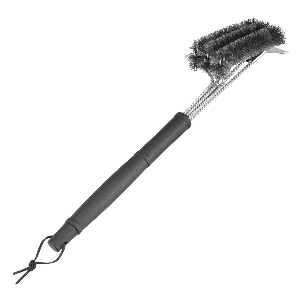 Щетка для чистки гриля 46,5 см, 2 в 1 (щетка, скребок) Camping Palisad (69702)