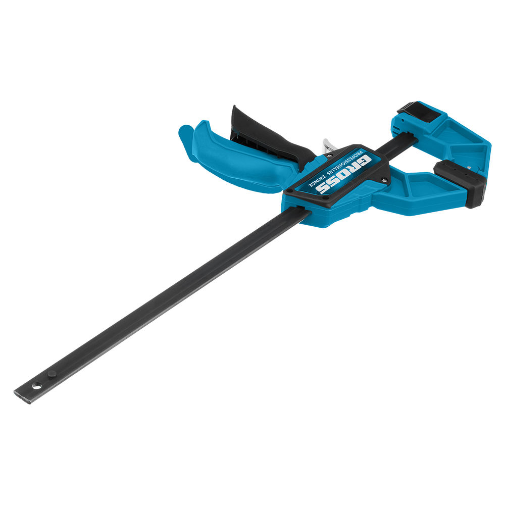 Струбцина реечная, быстрозажимная, пистолетного типа, пошаговый механизм, пластиковый корпус, 300 мм Gross (20702)