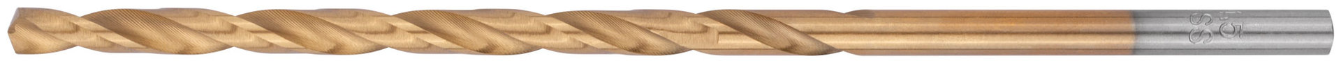 Сверла HSS по металлу, удлиненные, титановое покрытие 4,5х126 мм (10 шт.) (34245)