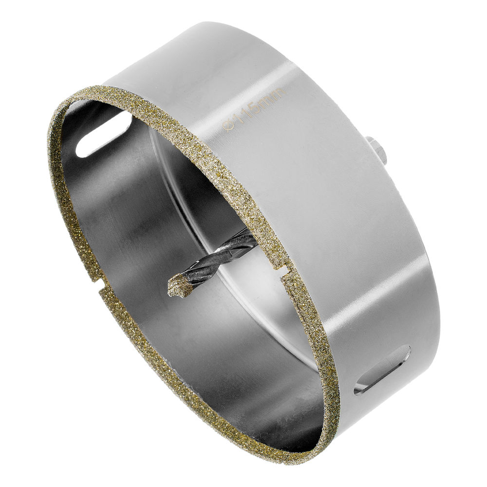 Сверло алмазное по керамограниту, 115 х 67 мм, трехгранный хвостовик Matrix (726943)