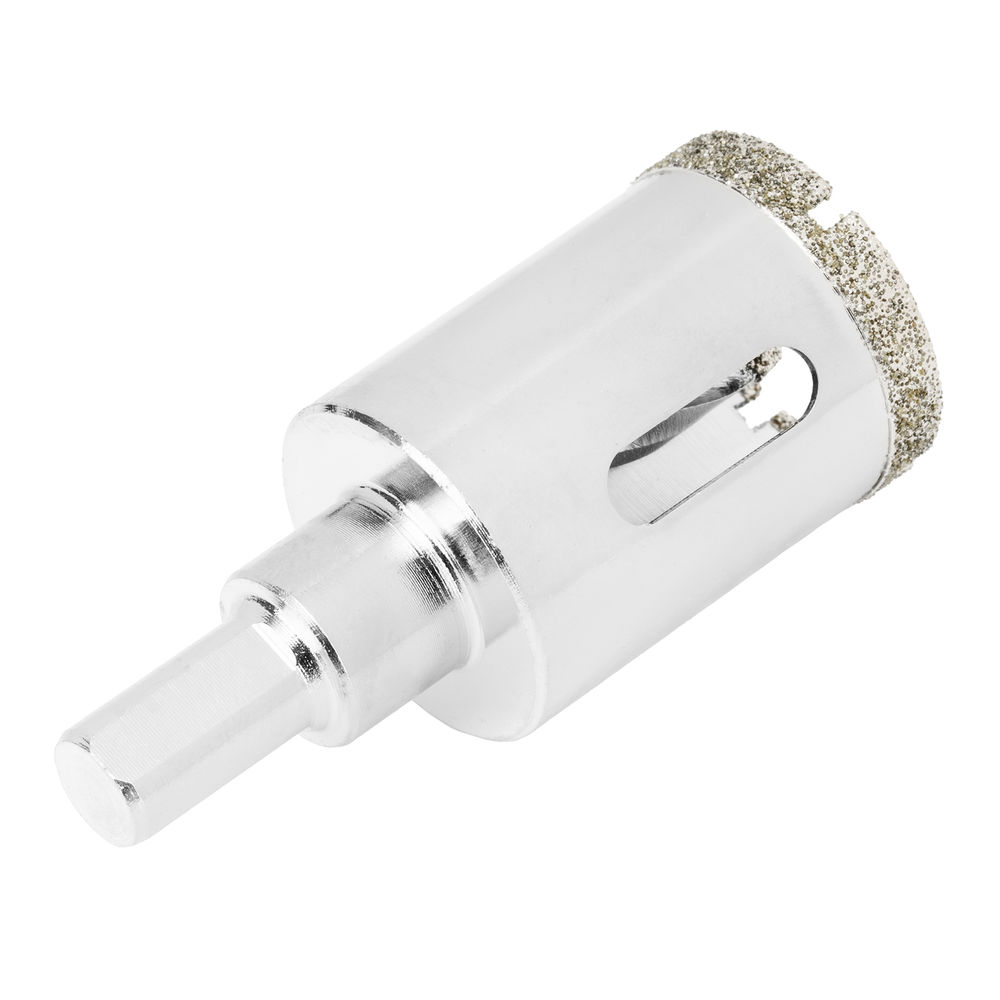 Сверло алмазное по керамограниту, 30 х 67 мм, трехгранный хвостовик Matrix (726303)