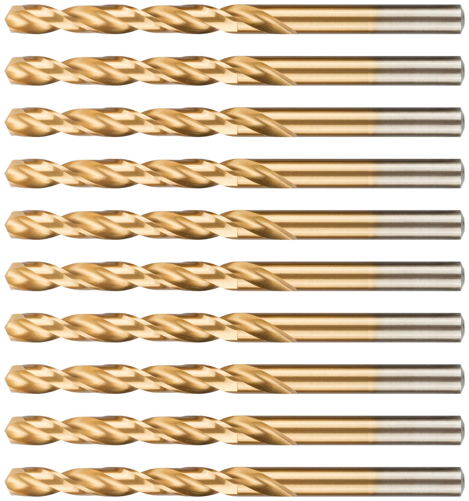 Сверло по металлу Cutop Profi с титановым покрытием, 6,5х101 мм (10 шт) (52-450)