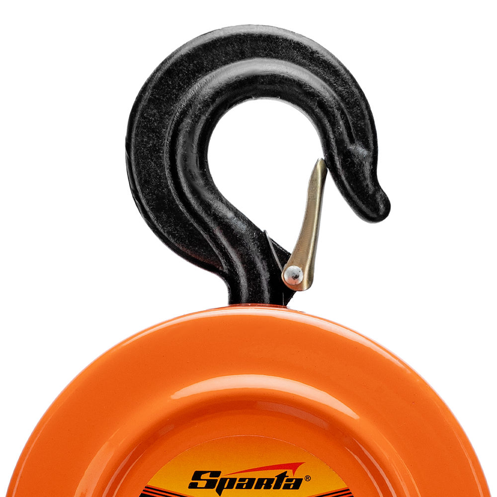 Таль цепная, 0.5 т, H подъема 2.5 м, расстояние между крюками 240 мм Sparta (519105)