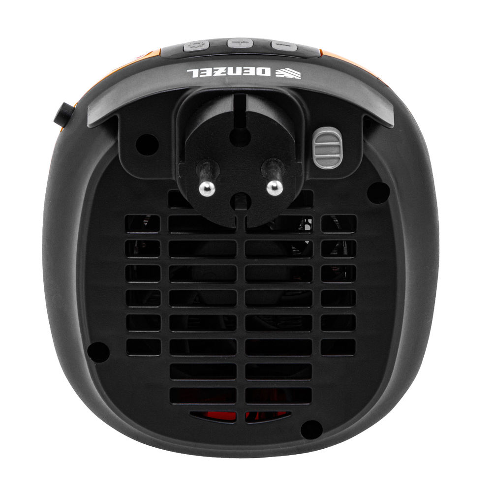 Тепловентилятор портативный керамический DTFC-700, 3 реж. вентилятор, нагрев 700 Вт Denzel (96407)