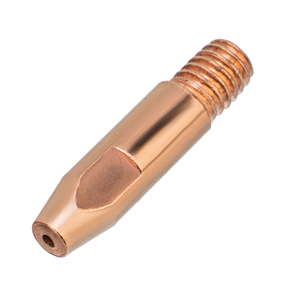 Токосъемный наконечник под проволоку 1,2 мм, М6х28, E-CU, 20 шт для MIG горелки тип 24 Denzel (93648)