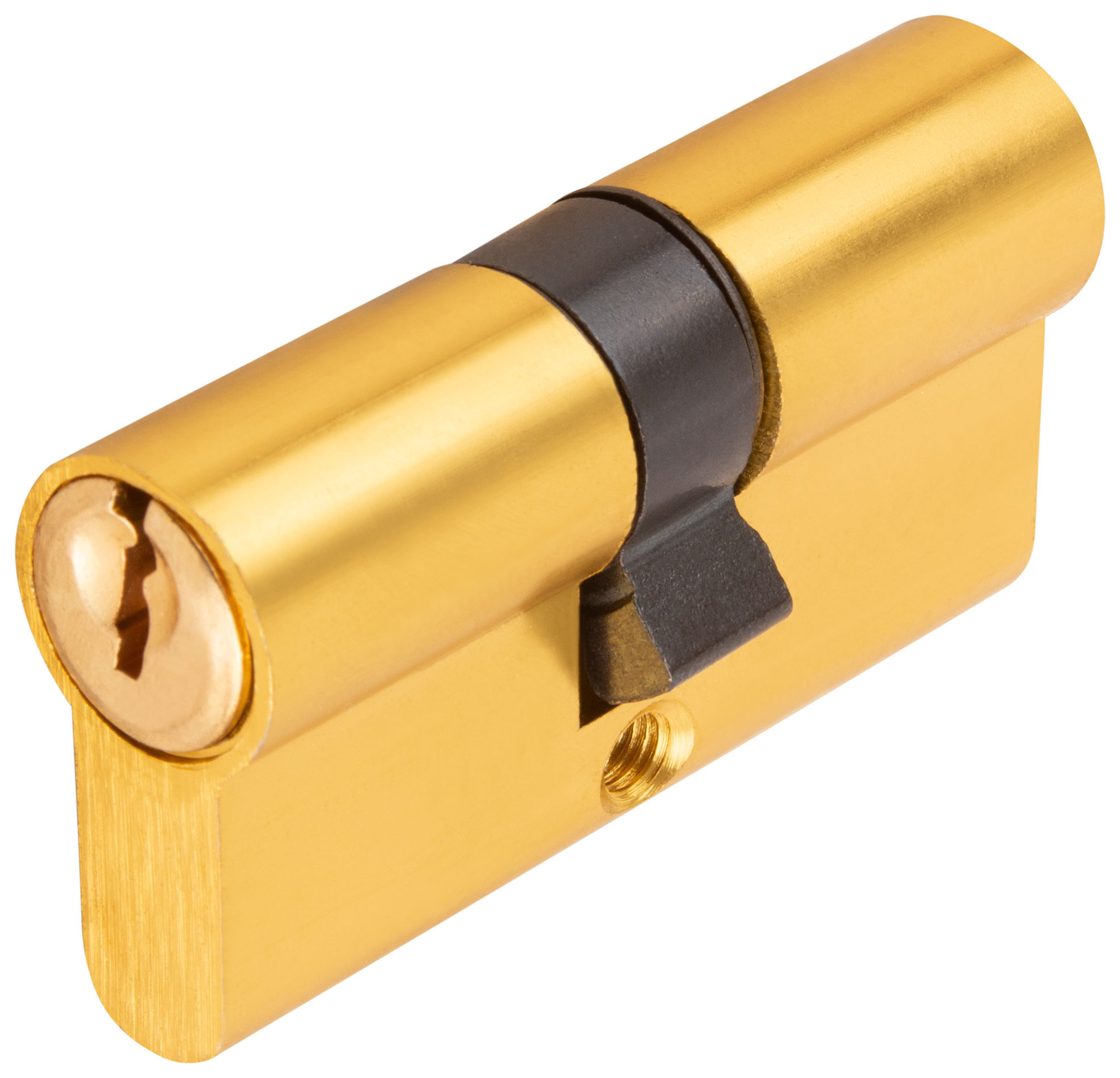 Цилиндровый механизм Фабрика замков 60 мм, ключ-ключ, латунь (67212)