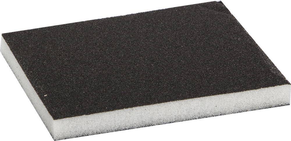 Губка шлифовальная водостойкая двухсторонняя Р80, 123 х 98 х 12 мм ЗУБР 35614-080