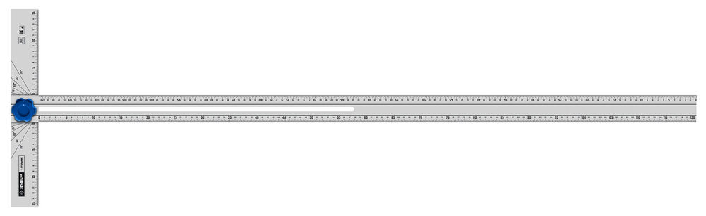 Т-угольник алюминиевый с подвижной направляющей ЗУБР Профессионал 34389