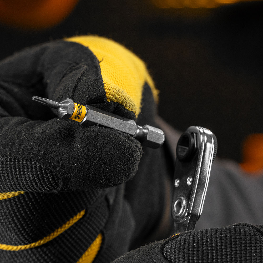 Бита TX 6х50, сталь S2, шестигранный профиль, 10 шт. Е 6,3 Denzel (11665)