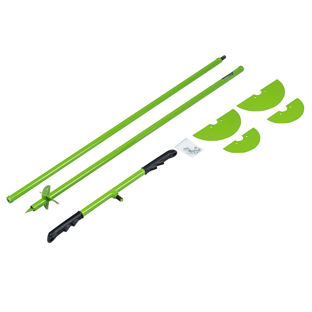 Бур лопастной со сменными ножами, 2110 мм, удлинитель, диаметр 150 мм, 200 мм, Сибртех (64399)