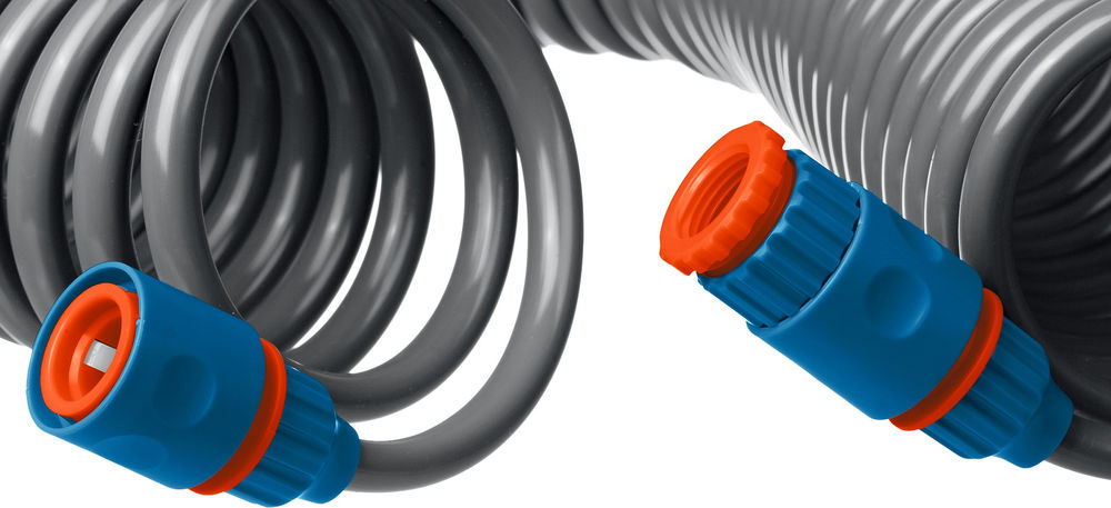 Поливочный набор, спиральный шланг 3/8 x 15 м, пистолет-распылитель, адаптеры, PROLine GRINDA 428495